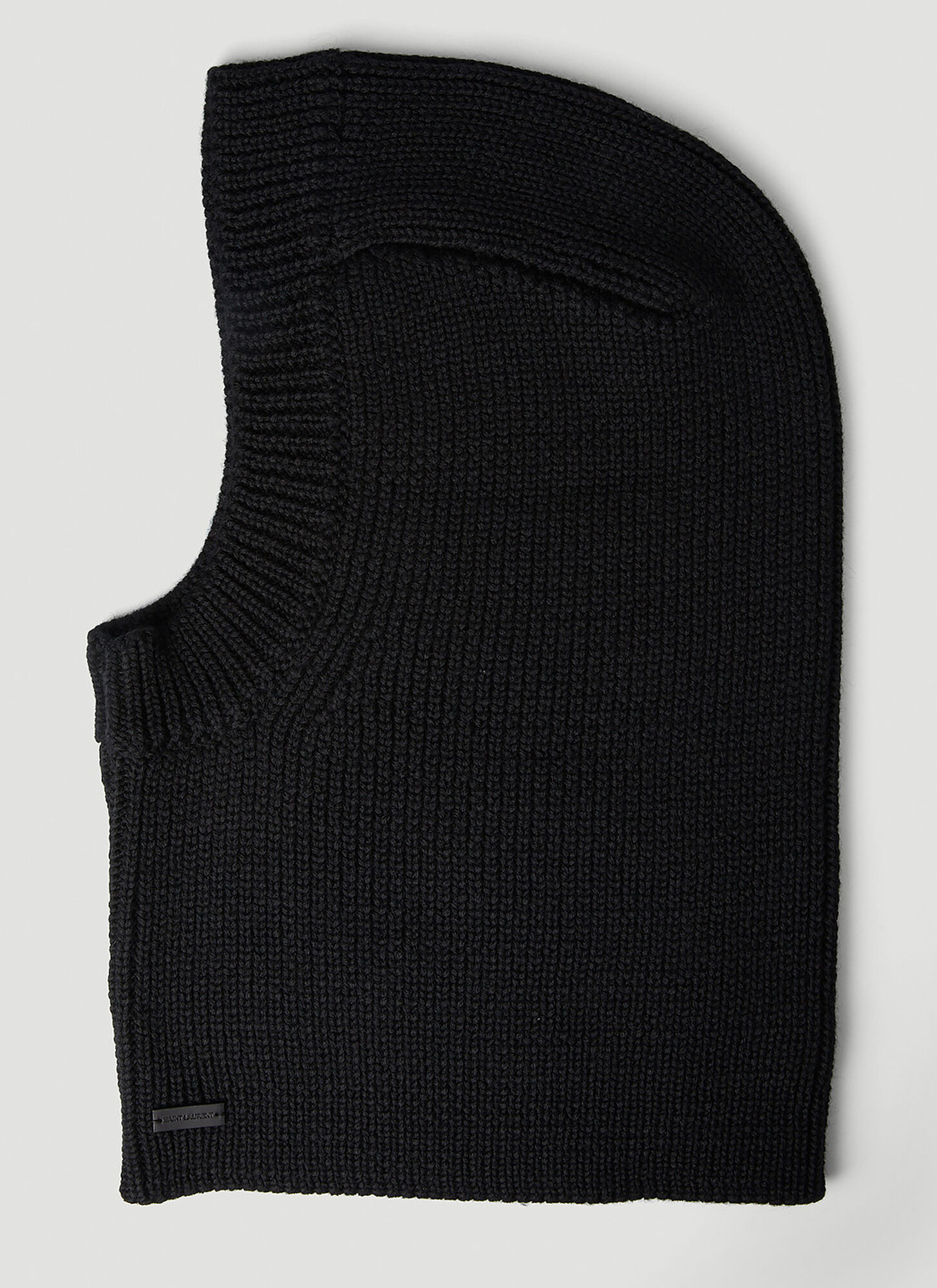 Saint Laurent Knitted Balaclava Male Black