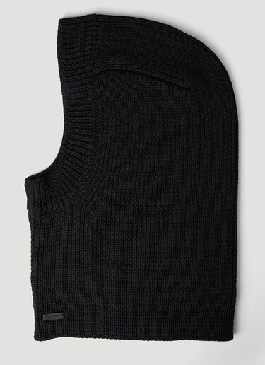 Saint Laurent Knitted Balaclava Black sla0149084