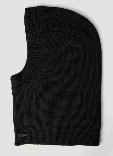 Saint Laurent 针织 Balaclava 面罩 黑 sla0149084