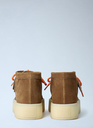 Miu Miu Suede Ankle Boots Brown miu0262109