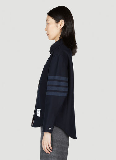 Four Bar Shirt Thom Browne Four Bar Shirt Blue thb0251021