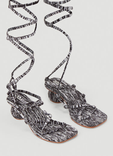 Isa Boulder Strappy Sandals Beige isa0244020