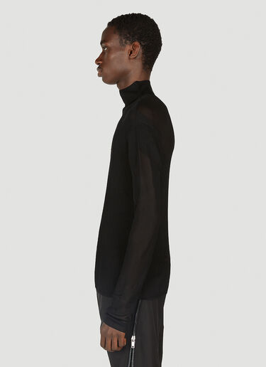 032C Transparent Turtleneck Black cee0152003