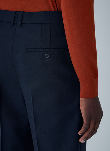 Tailored Wool Pants Saint Laurent Tailored Wool Pants Navy sla0162022