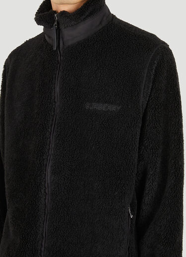 Burberry Dulwich Crest 抓绒夹克 黑色 bur0151013
