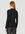 Saint Laurent Logo Plaque Ribbed Knit Sweater Black sla0249058