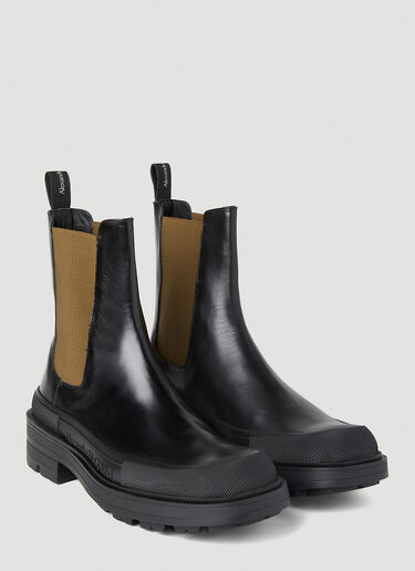 Alexander McQueen Stack Chelsea Boots Black amq0151040