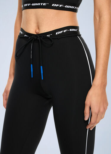 LN-CC® - Off-White: Logoband Leggings - Black Off-White Logoband Leggings Black ofw0264070