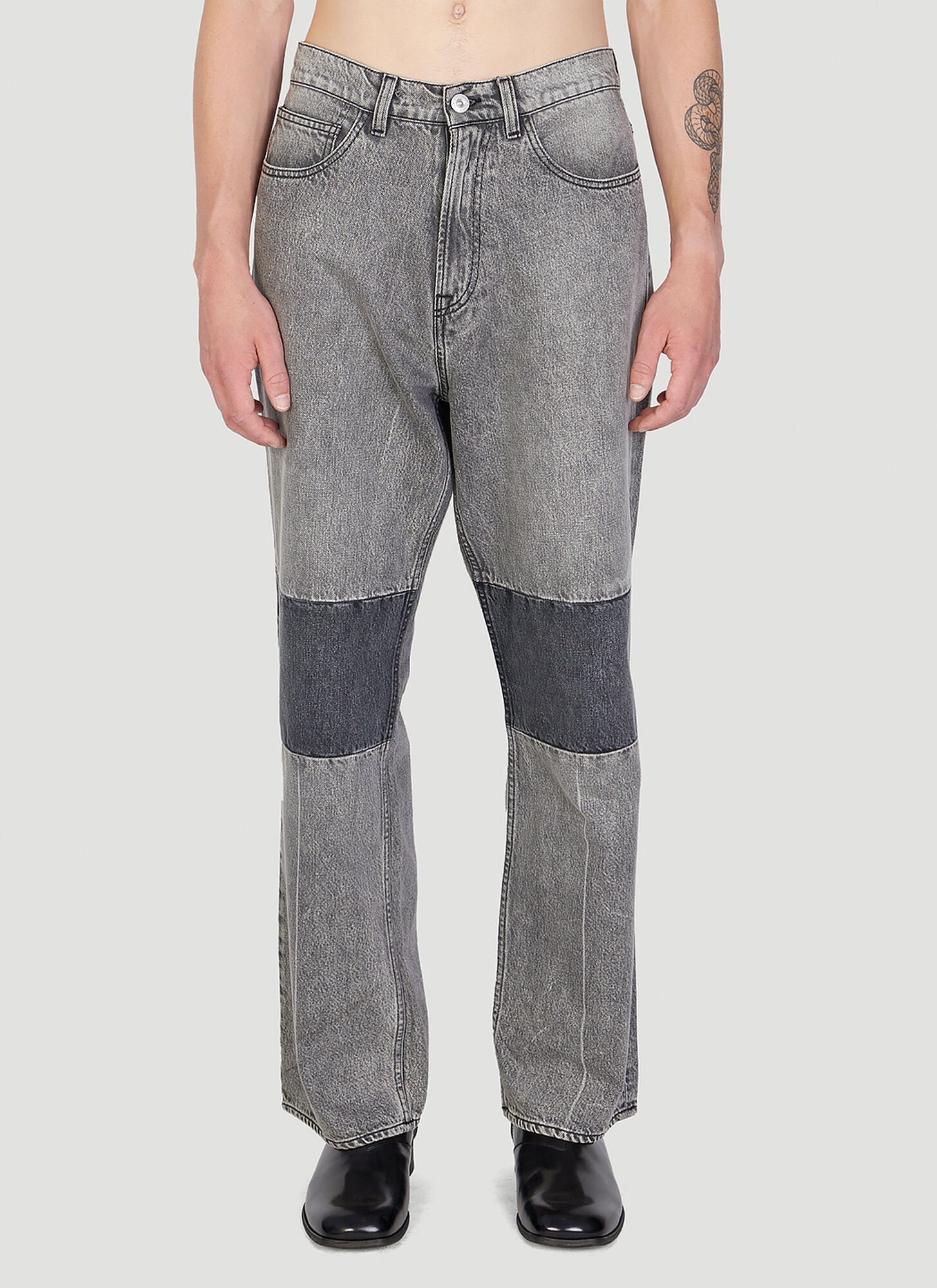 Shop Our Legacy Extended Jeans In Grey