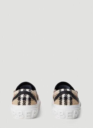 Burberry Curt Check Sneakers Beige bur0251084