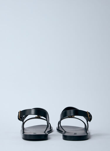 Saint Laurent Cassandra Sandals Black sla0160006