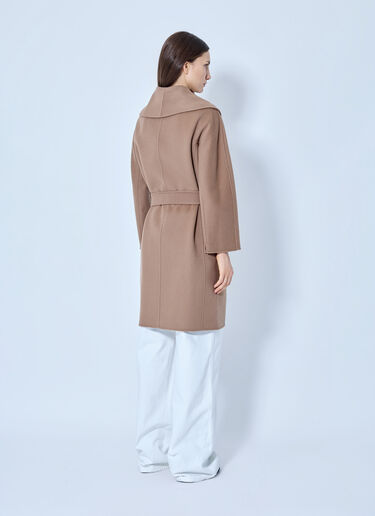 LN-CC® - Max Mara: Belted Wrap Coat - Beige Max Mara Belted Wrap Coat Beige max0265226