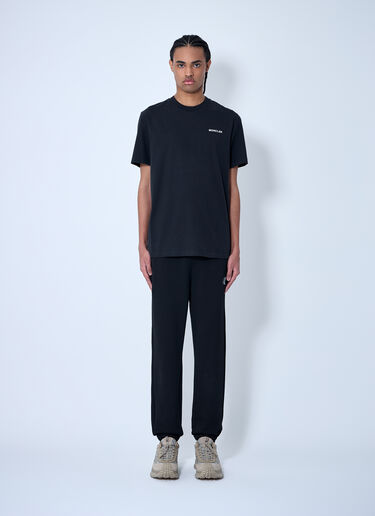 Moncler x FRGMT Hiroshi Fujiwara 徽标图案 T 恤 黑色 mfr0160057