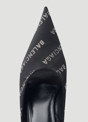 Balenciaga Square Knife 露跟高跟鞋 黑色 bal0252060