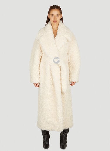 Coperni Belted Maxi Coat Beige cpn0253002