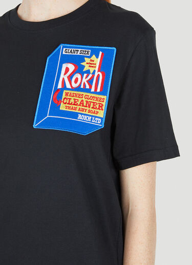 Rokh Detergent Tシャツ ブラック rok0250008