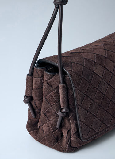 Bottega Veneta Notturno Flap Pouch Bag Brown bov0263029