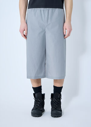 RIER Poplin Bermuda Shorts Grey rrr0160004