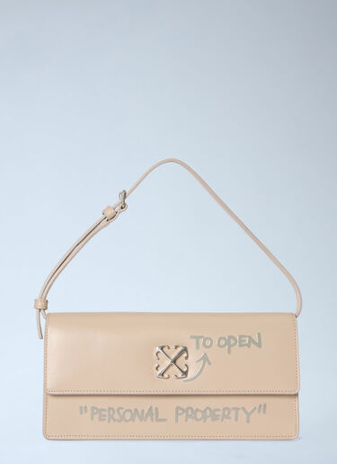 LN-CC® - Off-White: Jitney 1.0 Shoulder Bag - Beige Off-White Jitney 1.0 Shoulder Bag Beige ofw0264314