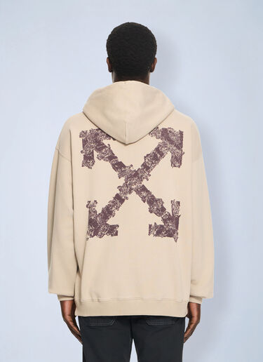 LN-CC® - Off-White: Heraldic Arrow Skate Hoodie - Red Off-White Heraldic Arrow Skate Hoodie Red ofw0164110