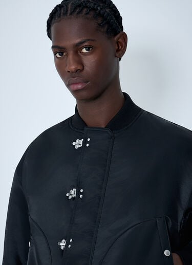 Satin Bomber Jacket Comme des Garçons Homme Satin Bomber Jacket Black cdh0162002
