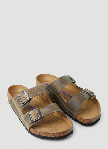 Birkenstock 아리조나 투 스트랩 샌들 카키 brk0349005