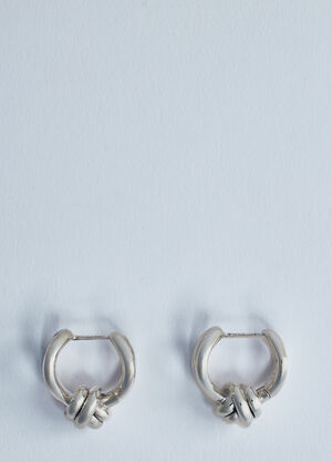 Bottega Veneta Knot Earrings Silver bov0259060