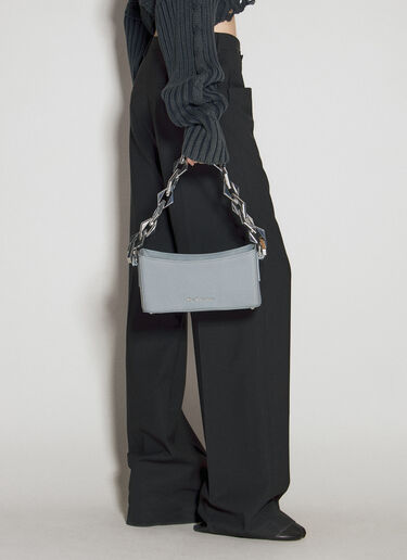 Han Kjøbenhavn Diamond Chain Leather Shoulder Bag Grey han0255019