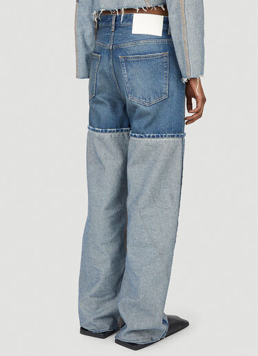 MM6 Maison Margiela Exaggerated Turn Up Jeans in Blue | LN-CC®