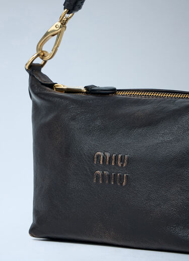 Logo Motif Pouch Shoulder Bag Miu Miu Logo Motif Pouch Shoulder Bag Brown miu0263042