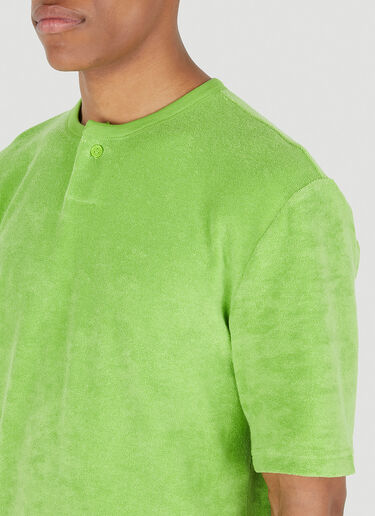 Bottega Veneta 毛巾布T恤 绿 bov0148123