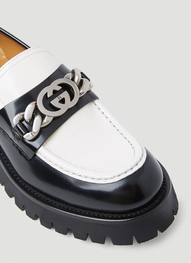 Interlocking G Chain Loafers Gucci Interlocking G Chain Loafers White guc0253098