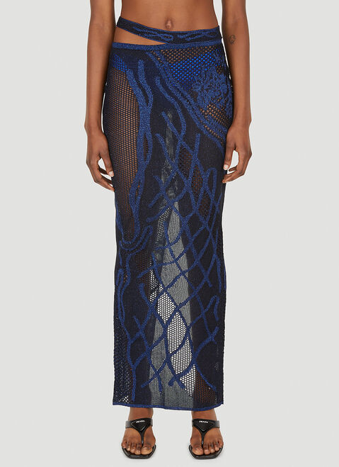 DI PETSA Birth Of Venus Knitted Skirt Black dip0254006