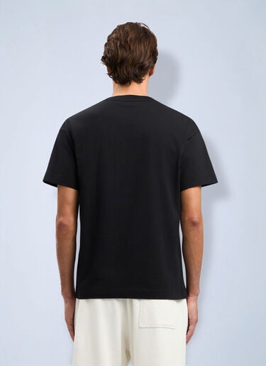 LN-CC® - Palm Angels: Neck Logo T-Shirt - Black Palm Angels Neck Logo T-Shirt Black pma0164269