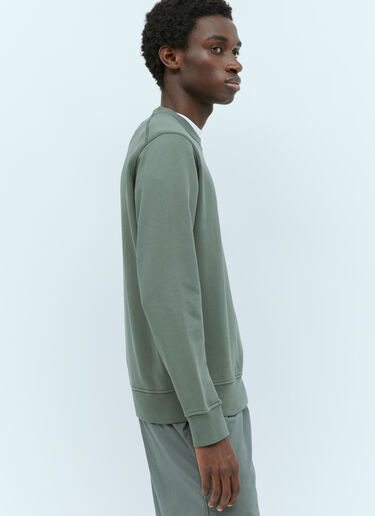 Logo Patch Sweatshirt Stone Island Logo Patch Sweatshirt Green sto0156069