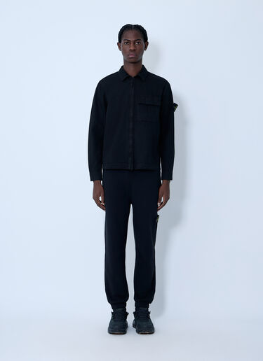 Logo Patch Shirt Stone Island Logo Patch Shirt Black sto0164041