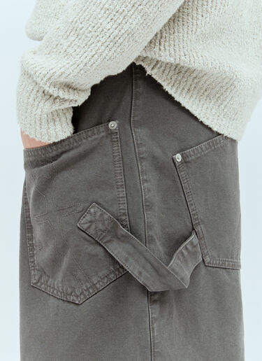 JW Anderson 扭转工装百慕大短裤 灰 jwa0156001