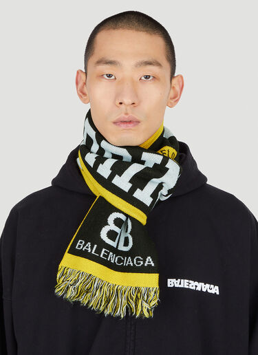 Balenciaga x The Simpsons 스프링필드 스카프 블랙 bal0147029