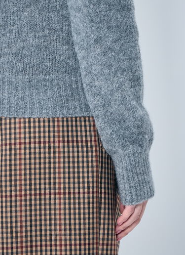 Dries Van Noten Texas Wool-Blend Sweater Grey dvn0258025