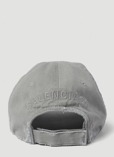 Balenciaga 도그 바이트 베이스볼 캡 그레이 bal0152077