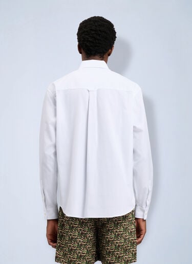 Palm Angels Neck Logo Shirt White pma0166013