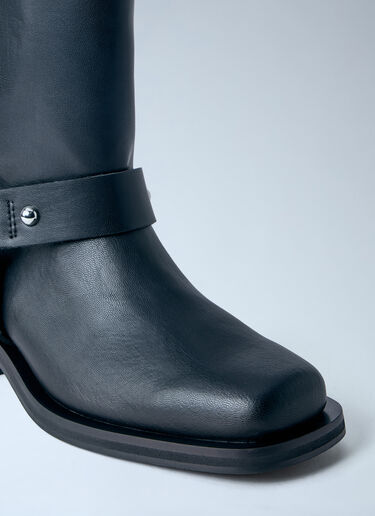 Mid Shaft Biker Boots GANNI Mid Shaft Biker Boots Black gan0263058