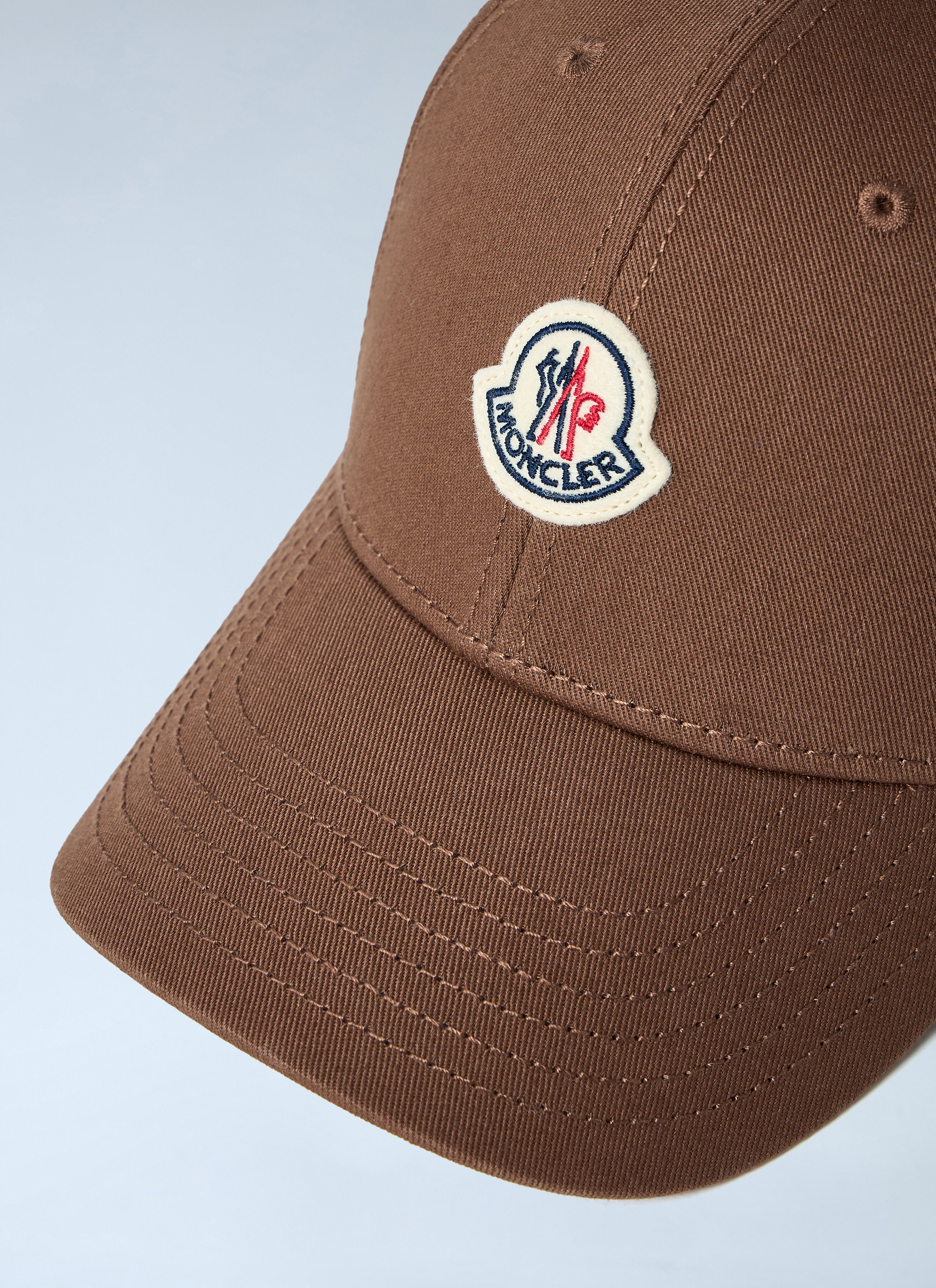 Moncler Women's' Logo Motif Baseball Cap in Brown | LN-CC®