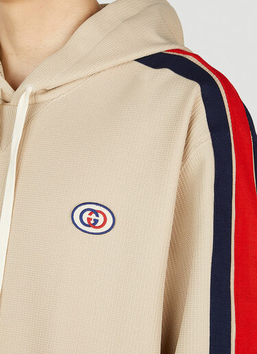 Gucci 徽标连帽运动衫 米色 guc0152292