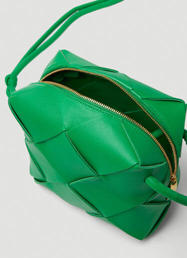 Bottega Veneta Intrecciato 迷你单肩相机包 绿 bov0249127
