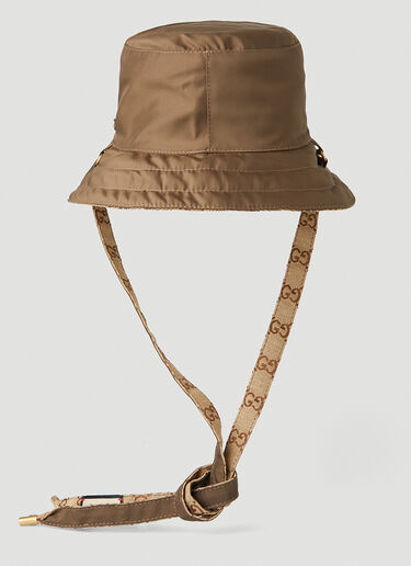 Gucci Reversible Bucket Hat Brown guc0350002