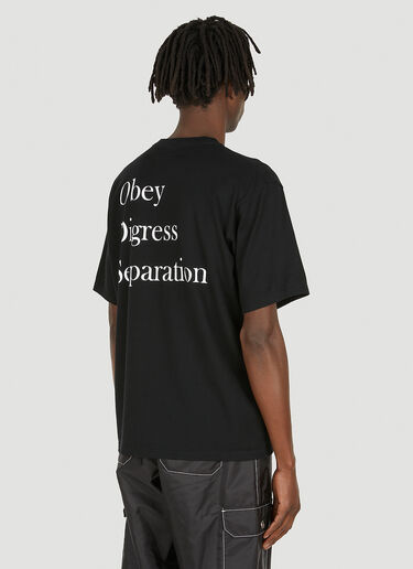 UNDERCOVER Obey T-Shirt Black und0148014
