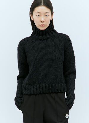 Moncler T-Neck Sweater Navy mon0158007