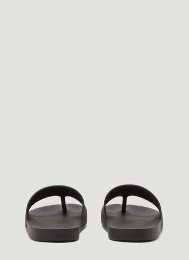 Maison Margiela Rubber Slides Black mla0143033