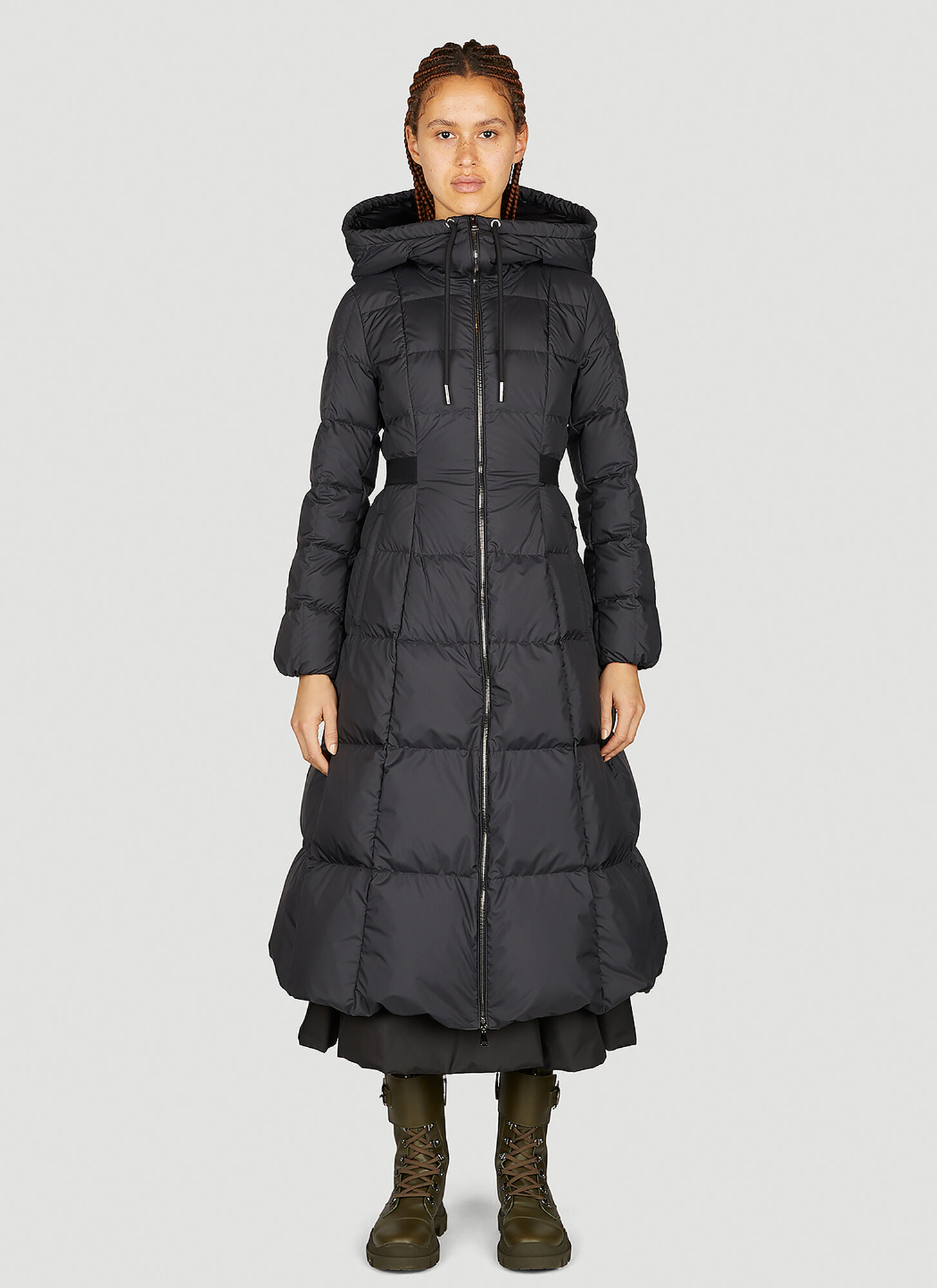 MONCLER FAUCON LONG DOWN COAT